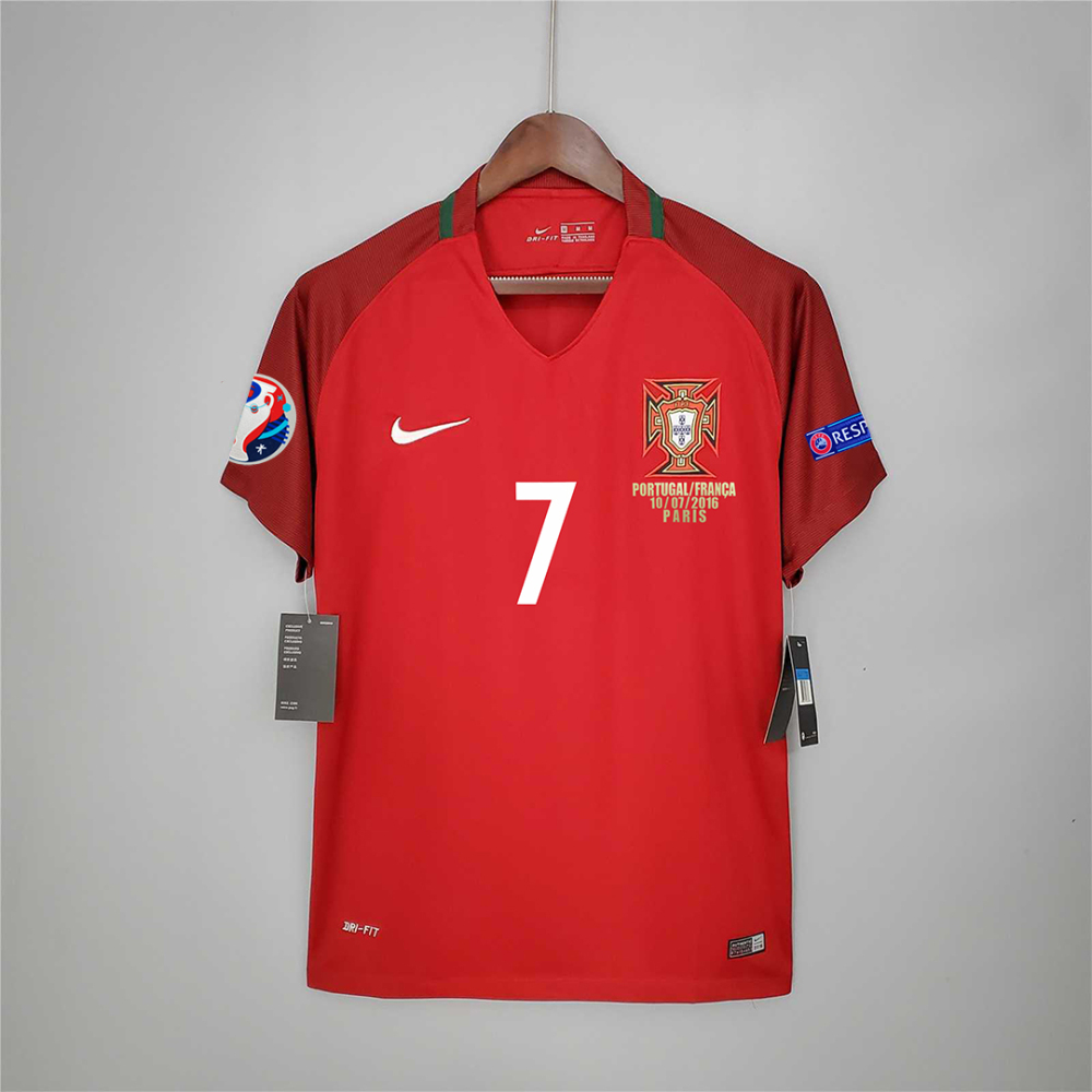 2016 Portugal  Euro Cup Home Retro Jersey