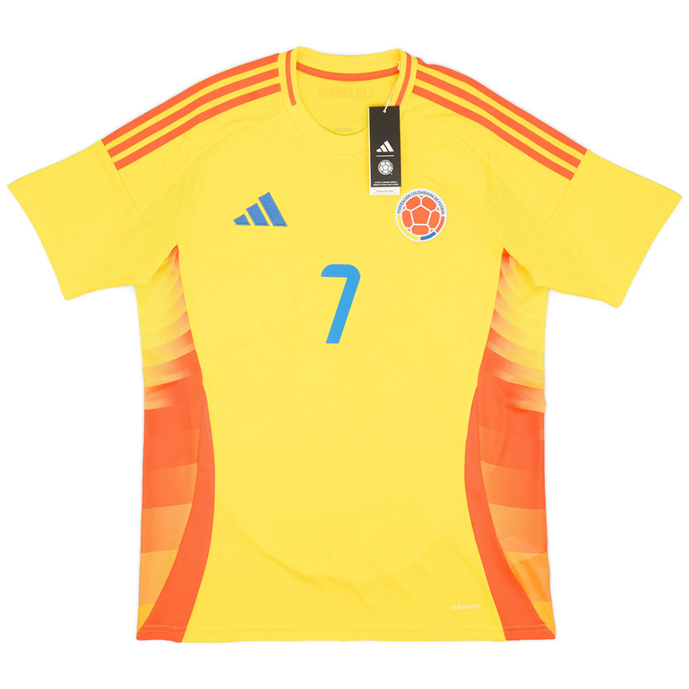 2024 Colombia L.DÍAZ #7 Home Jersey Copa America