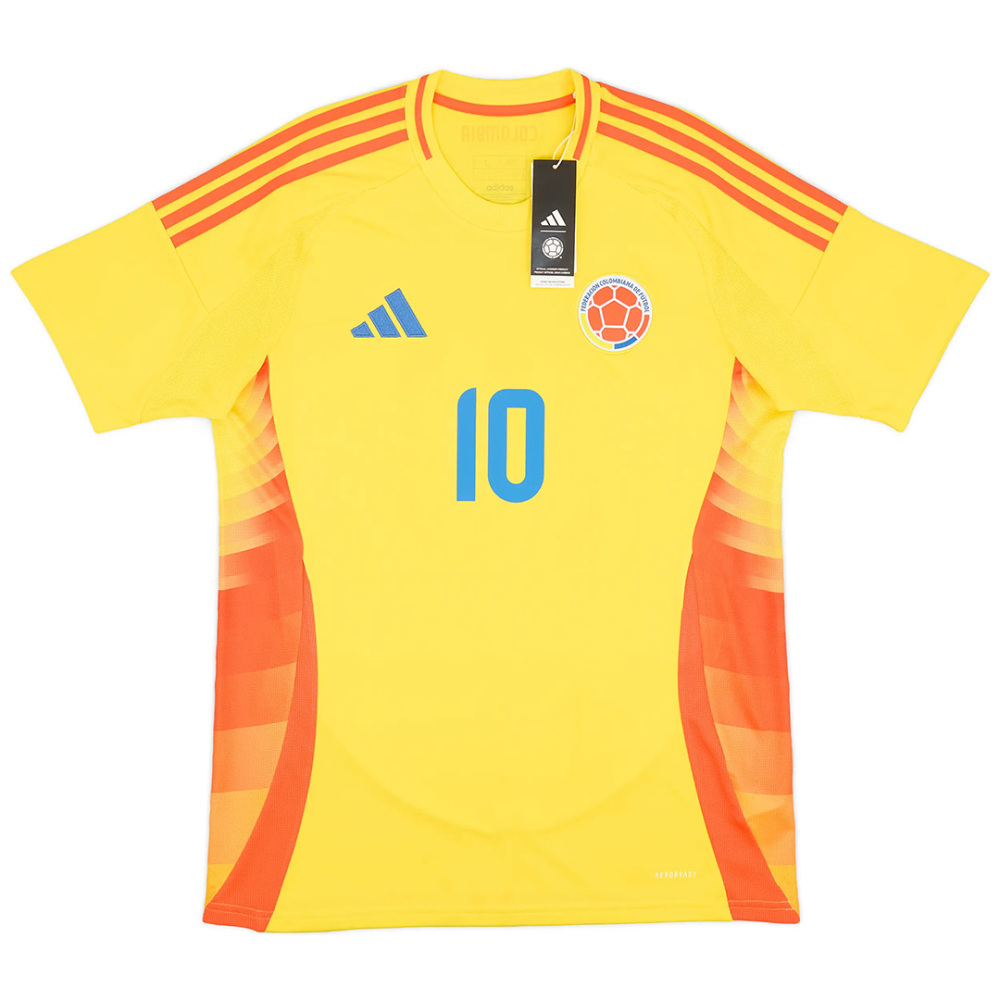 2024 Colombia JAMES #10 Home Jersey Copa America