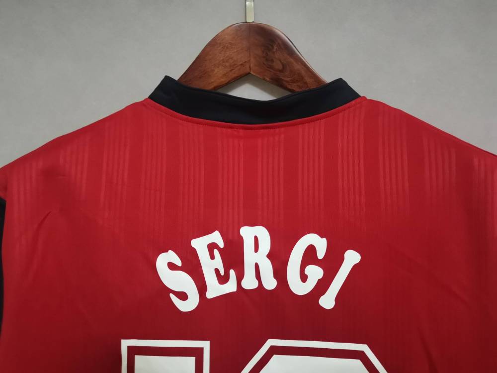 1996 Spain Home Euro Cup Retro Jersey