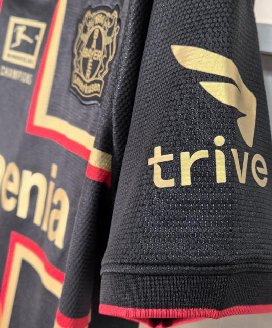 23-24 Bayer 04 Leverkusen Bundesliga Champions Kit Soccer Uniform