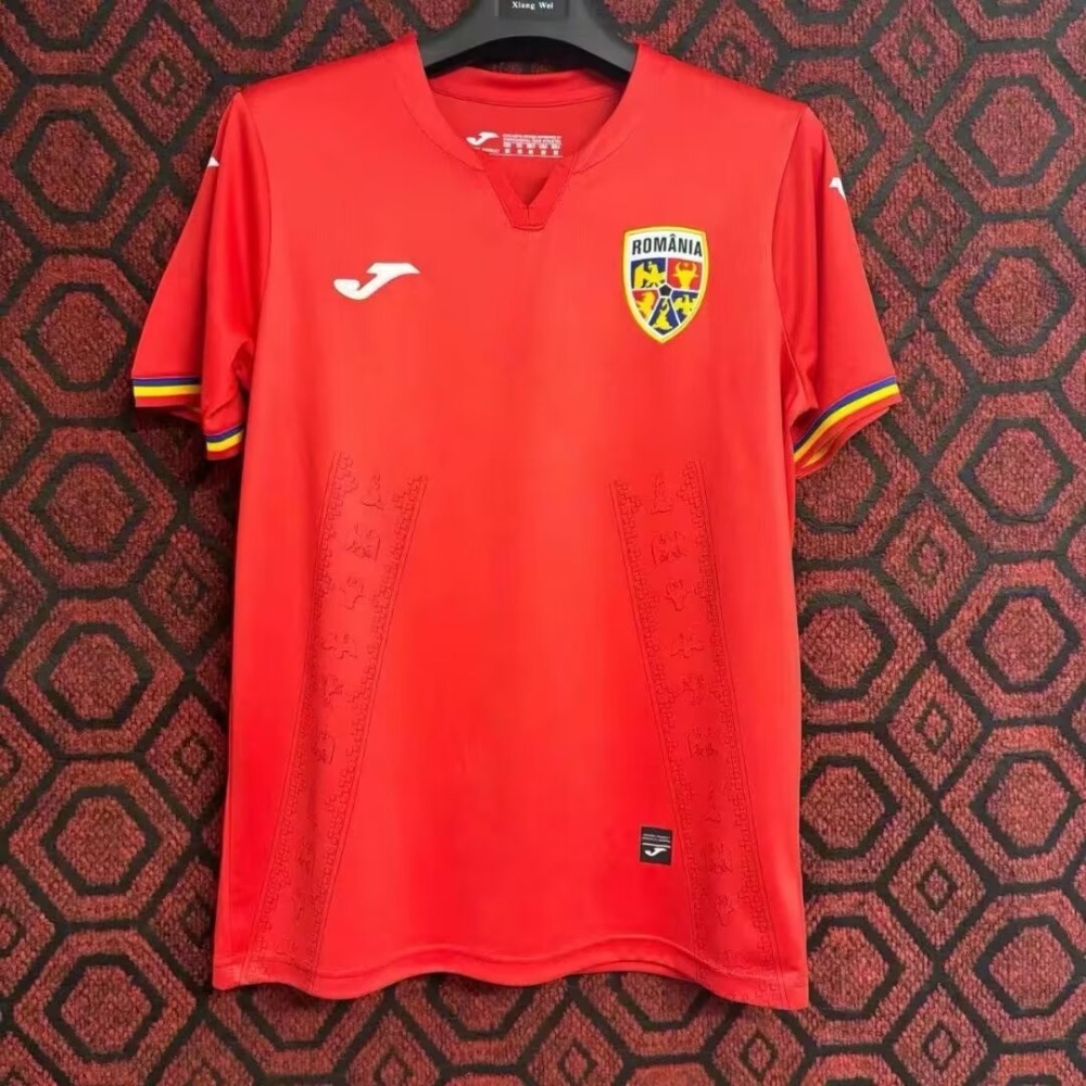 2024 Romania Euro Cup Away Football Jersey