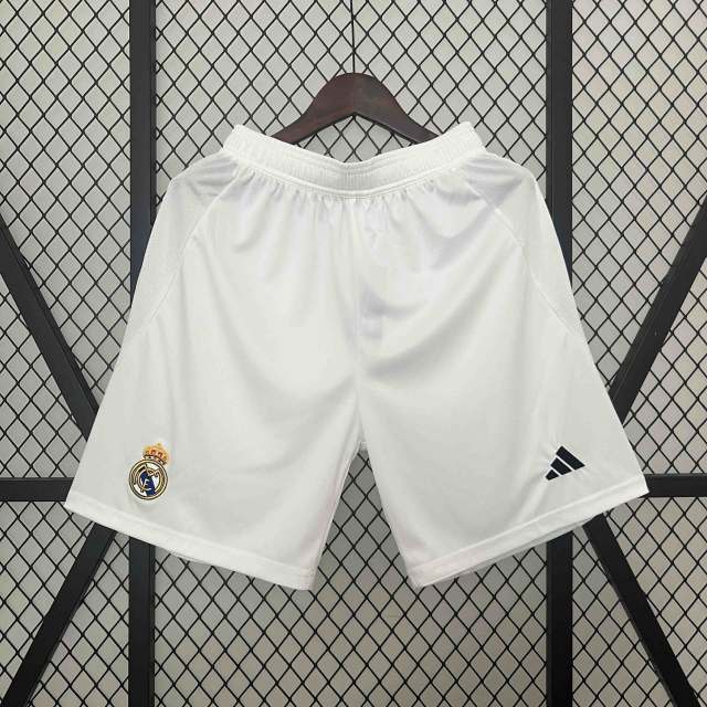 24-25 Real Madrid Home Soccer Shorts