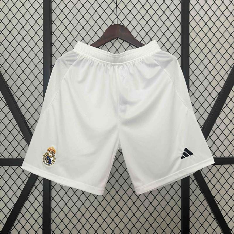 24-25 Real Madrid Home Soccer Shorts