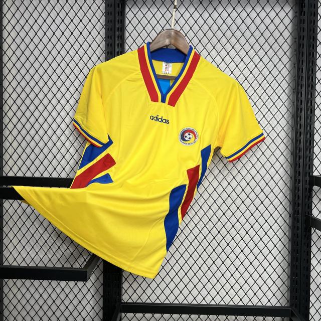 1994 Romania Home Football Retro Jersey