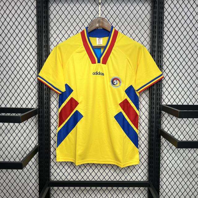 1994 Romania Home Football Retro Jersey