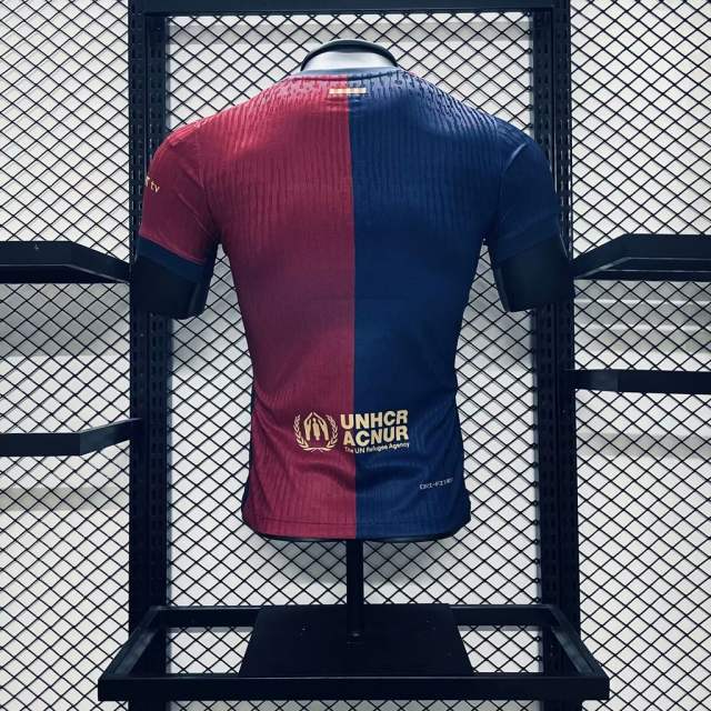 24-25 Barcelona Home Soccer Jersey Player Edition