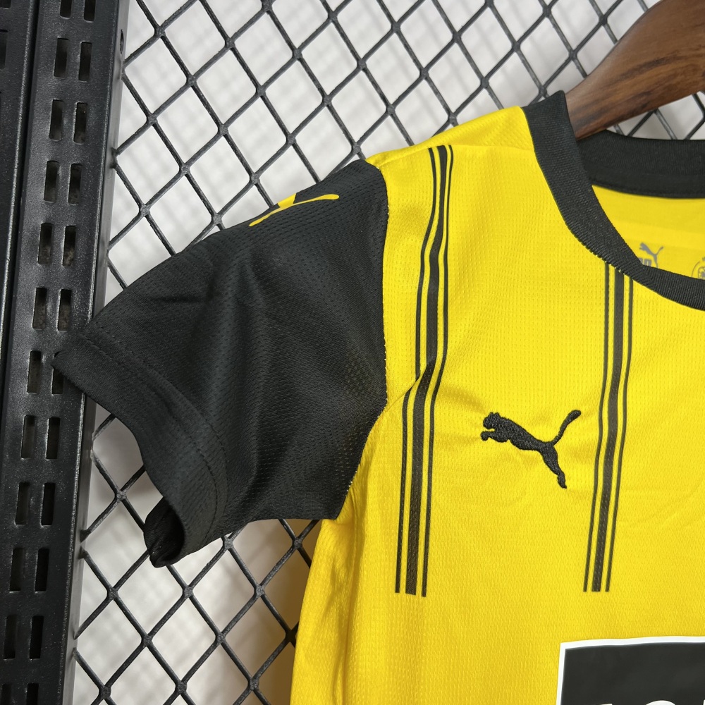 24-25 Borussia Dortmund Home Kids Kit Jersey+Shorts