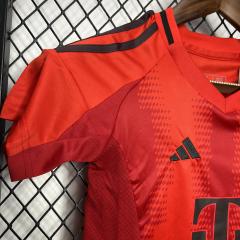 24-25 Bayern Munich Home Soccer Kids Kit Jersey+Shorts