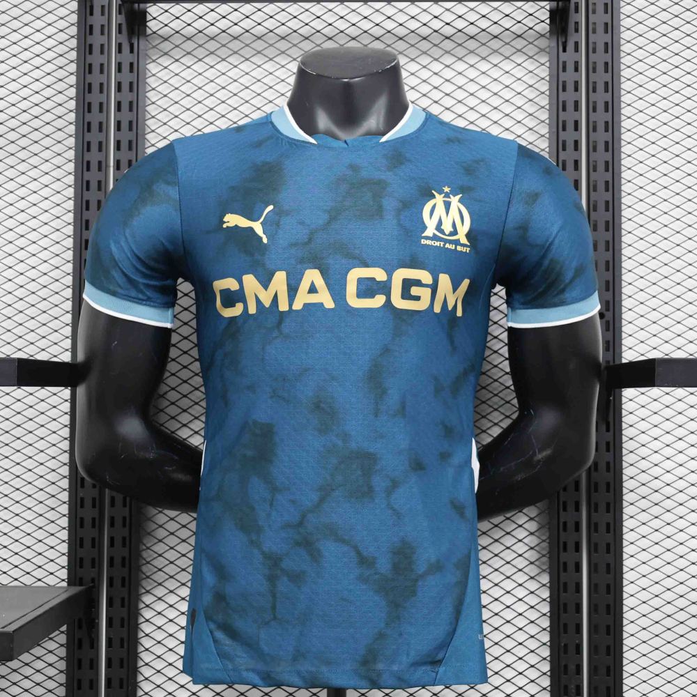 24-25 Marseilles Away Soccer Jersey Player Version