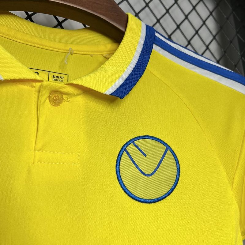 24-25 Leeds United Away Kids Kit Jersey+Shorts