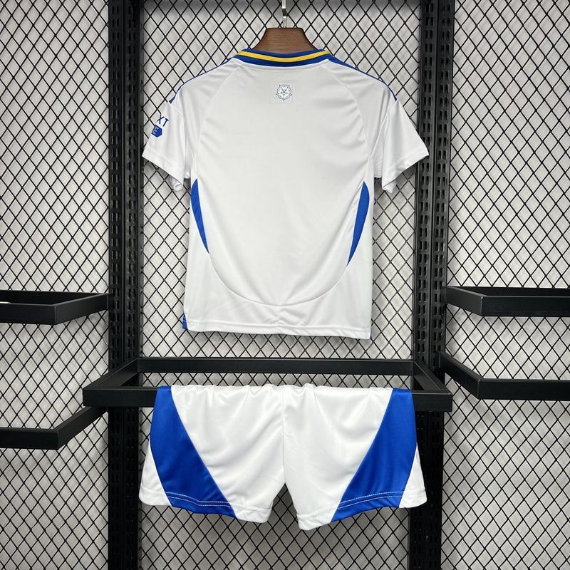 24-25 Leeds United Home Kids Kit Jersey+Shorts