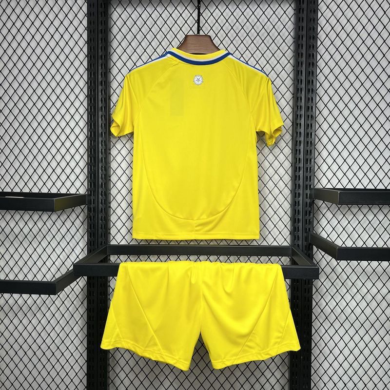 24-25 Leeds United Away Kids Kit Jersey+Shorts