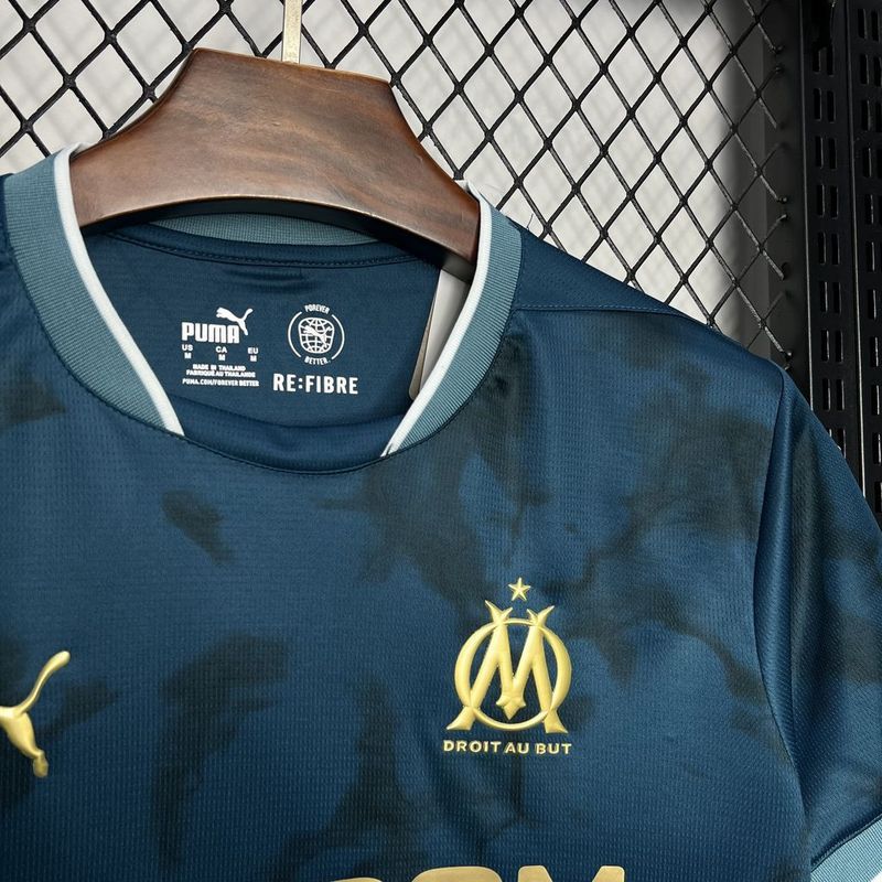 24-25 Marseilles Away Soccer Jersey