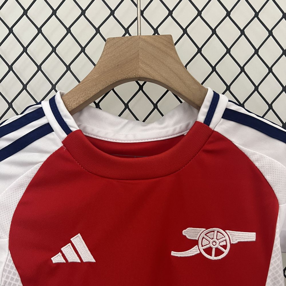 24-25 Arsenal Home Soccer Kids Kit Jersey+Shorts