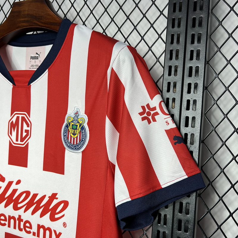 24-25 Chivas  Home Soccer Jersey