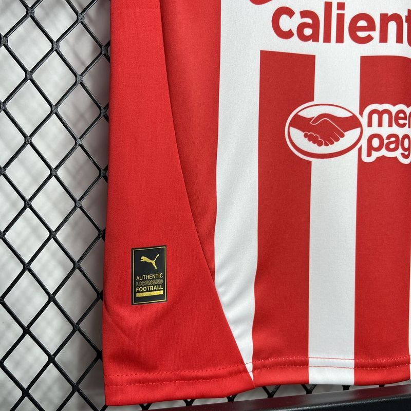 24-25 Chivas  Home Soccer Kids kit Jersey+Shorts