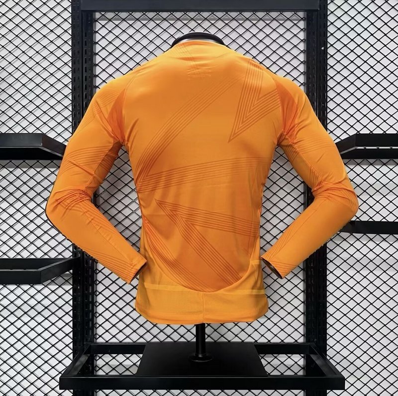 24-25 Real Madrid Away Soccer Jersey Player Edition Long Sleeve