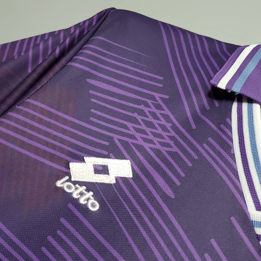 1992-1993 Fiorentina Soccer Home Jersey Retro Version