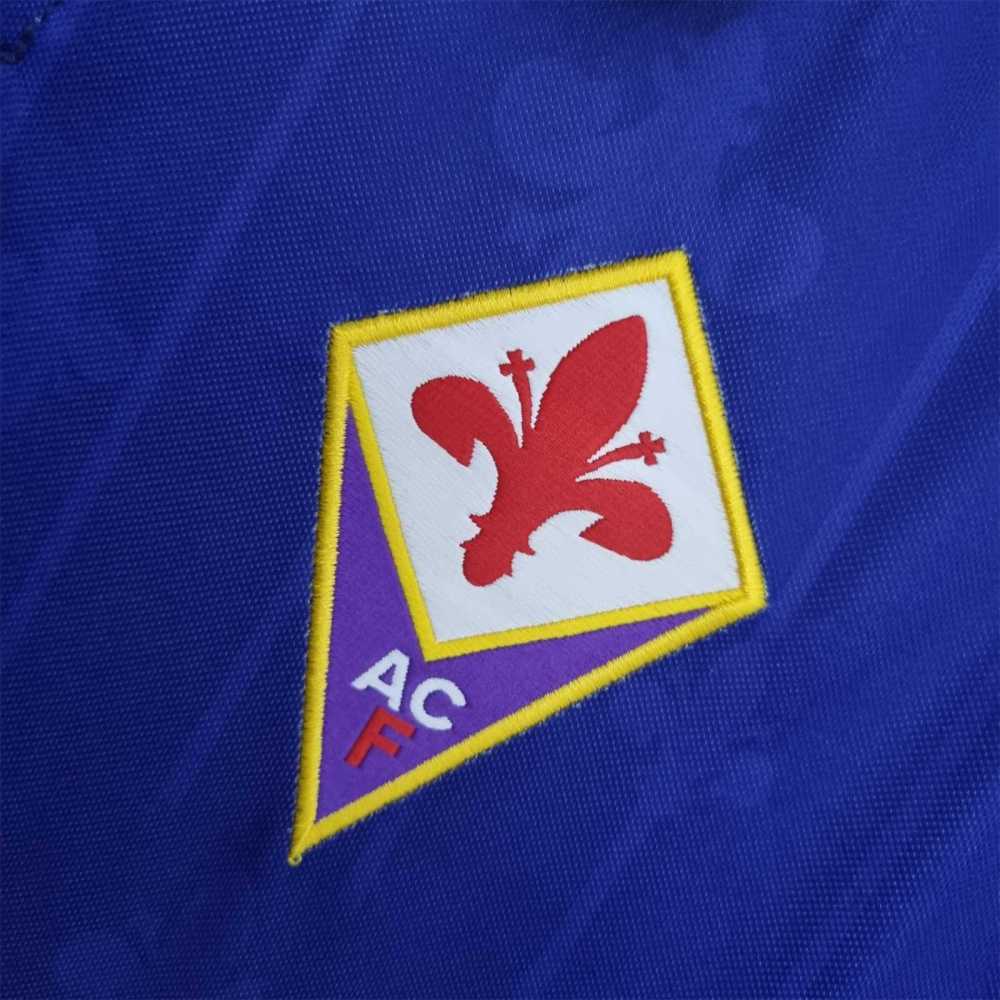 1997-1998 Fiorentina Soccer Home Jersey Retro Version