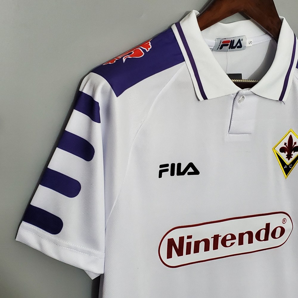 1998-1999 Fiorentina Soccer Away Jersey Retro Version