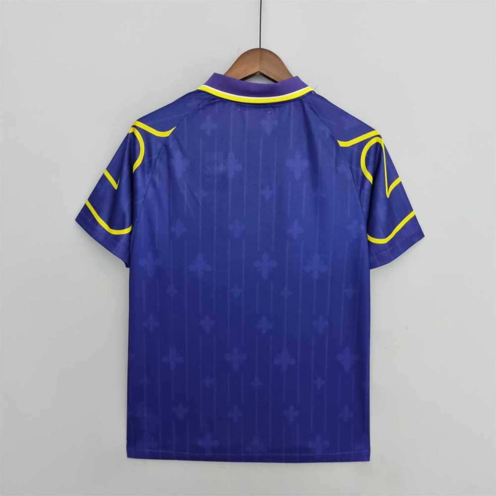 1997-1998 Fiorentina Soccer Home Jersey Retro Version