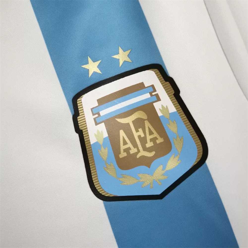2014 Argentina World Cup Soccer Home Retro Jersey