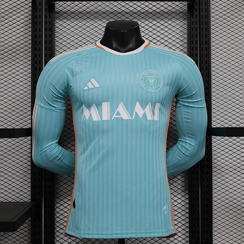 24-25 Inter Miami CF Third Away  Soccer Jersey Player Version Long Sleeve