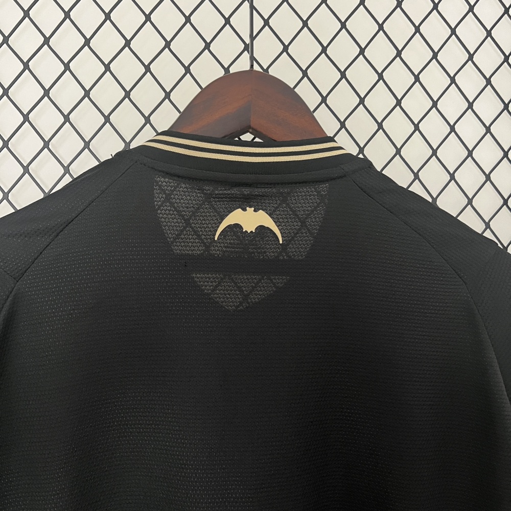 24-25 Valencia Black Football Jersey