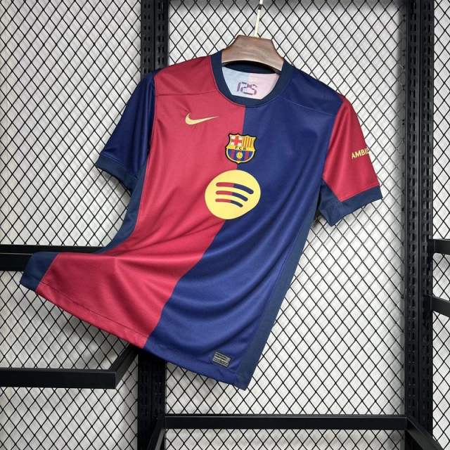 24-25 Barcelona Home Soccer Jersey