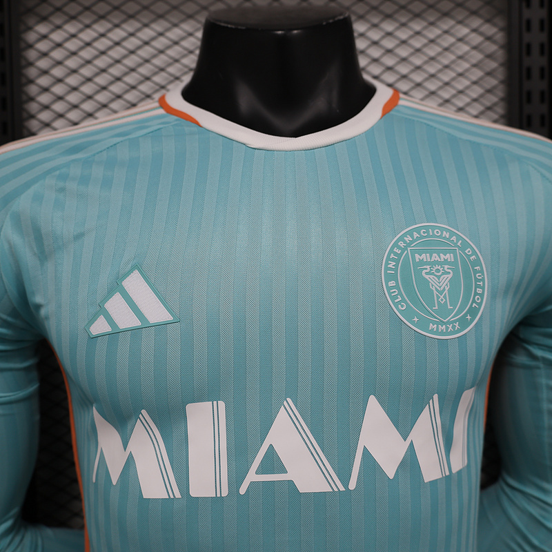 24-25 Inter Miami CF Third Away  Soccer Jersey Player Version Long Sleeve