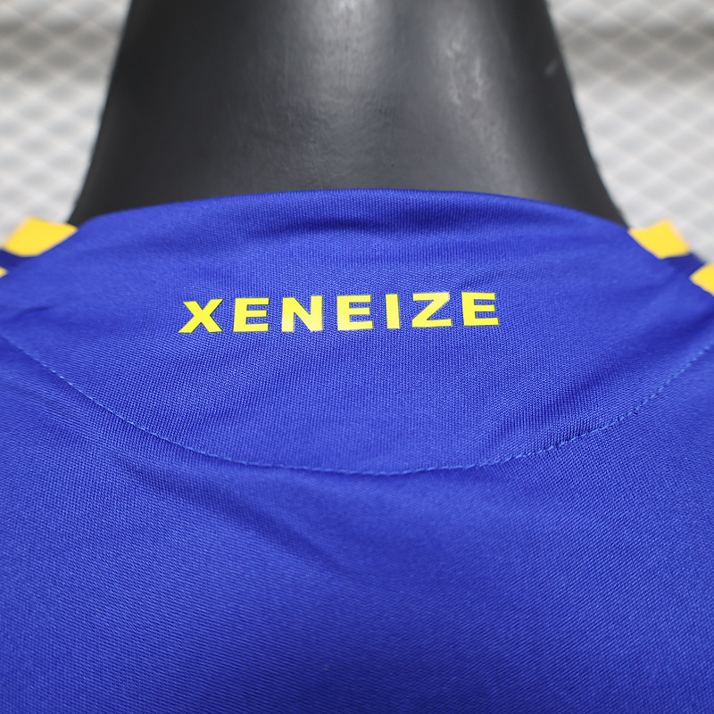 24-25 Boca Juniors  Home Jersey Long Sleeve Player Version