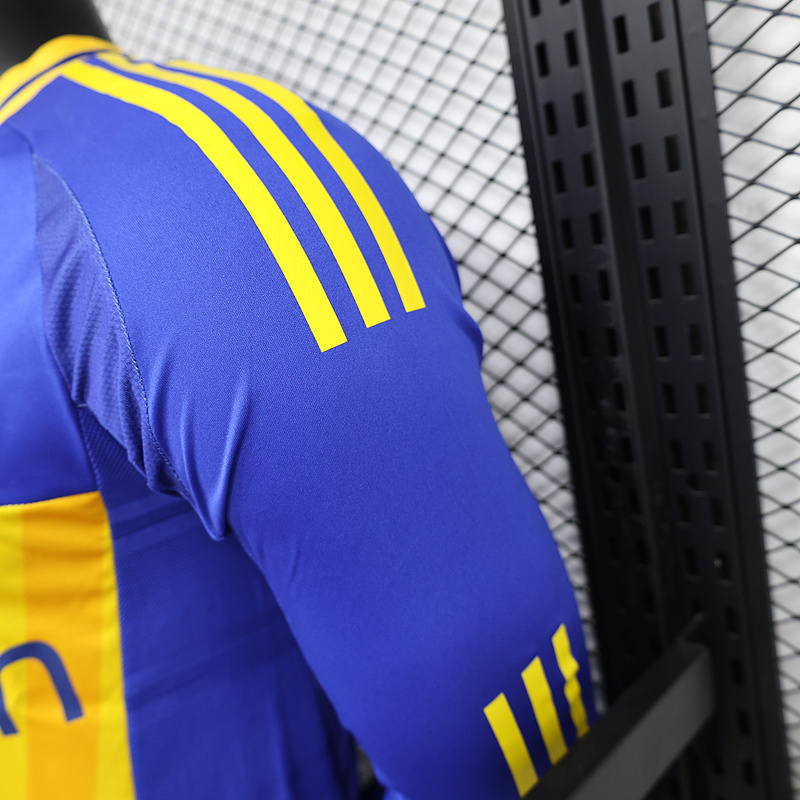 24-25 Boca Juniors  Home Jersey Long Sleeve Player Version