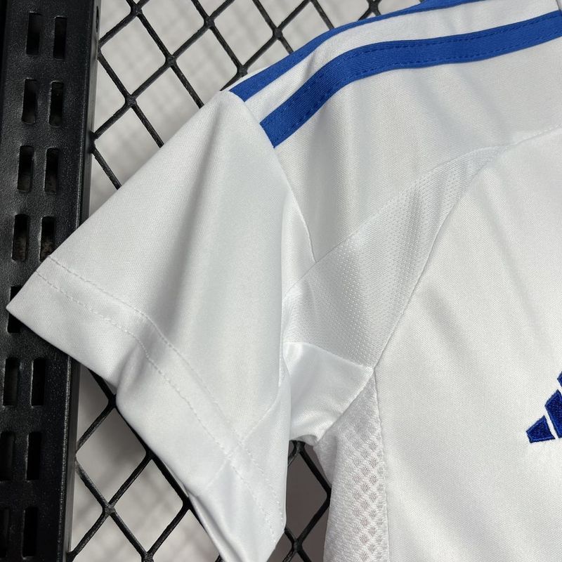 24-25 Olympique Lyonnais Home Kids Kit Jersey+Shorts