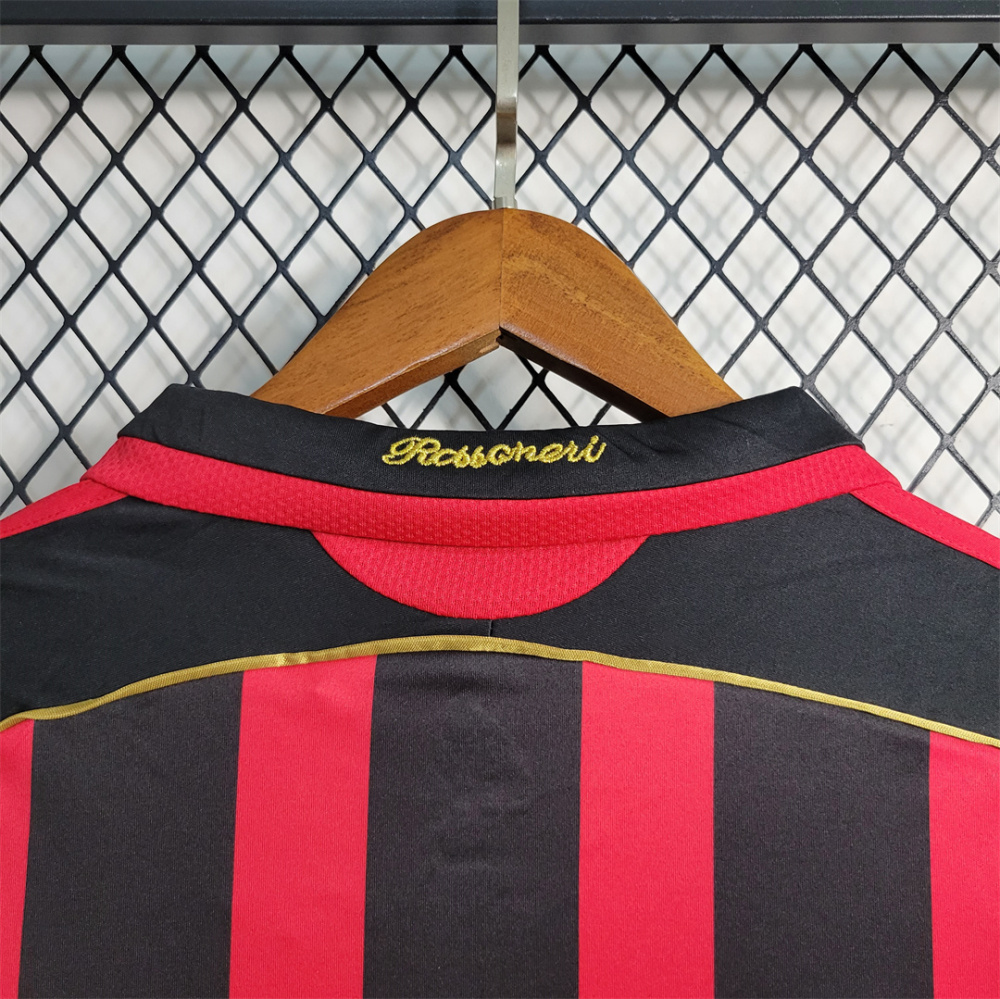 06-07 AC Milan  Retro Jersey Home Long Sleeve