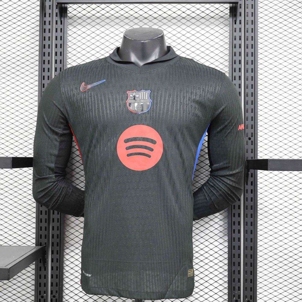 24-25 Barcelona Away Jersey Long Sleeve Player Version