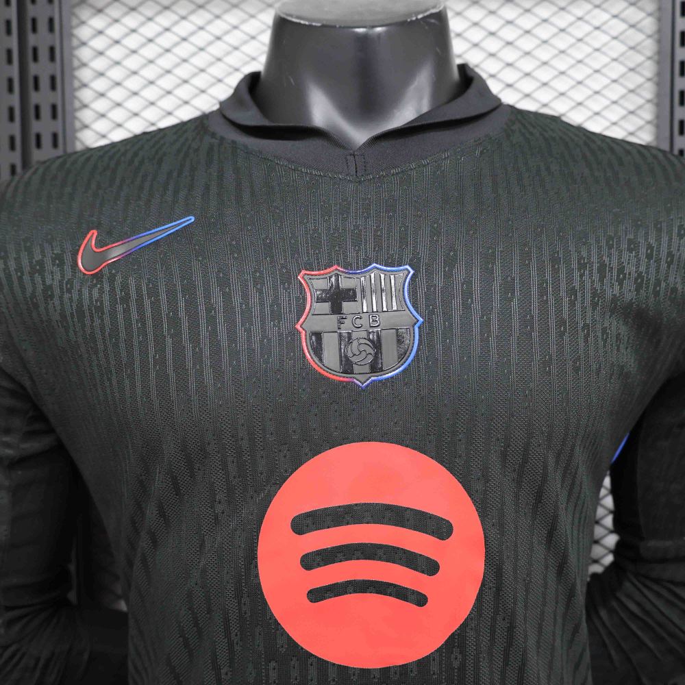 24-25 Barcelona Away Jersey Long Sleeve Player Version