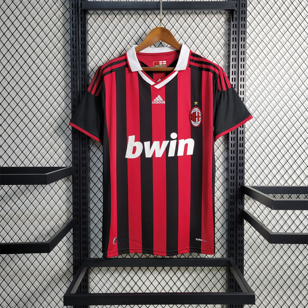 2009-10 AC Milan  Retro Jersey Home