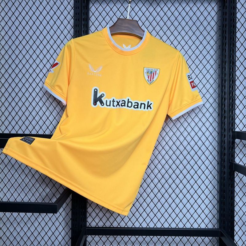 24-25 Athletic Club de Bilbao Yellow Goalkeeper Soccer Jersey