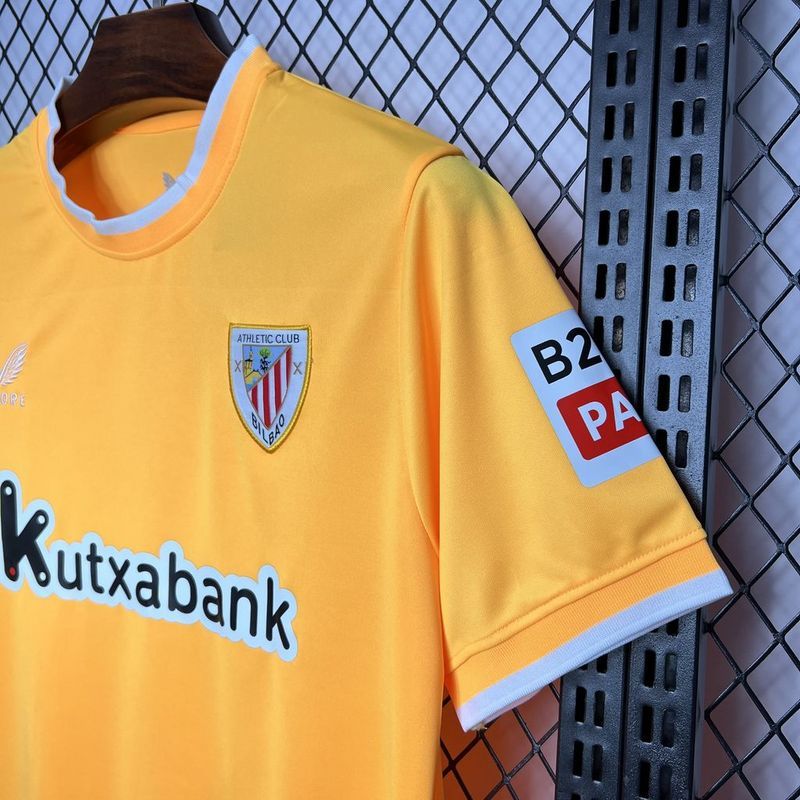 24-25 Athletic Club de Bilbao Yellow Goalkeeper Soccer Jersey