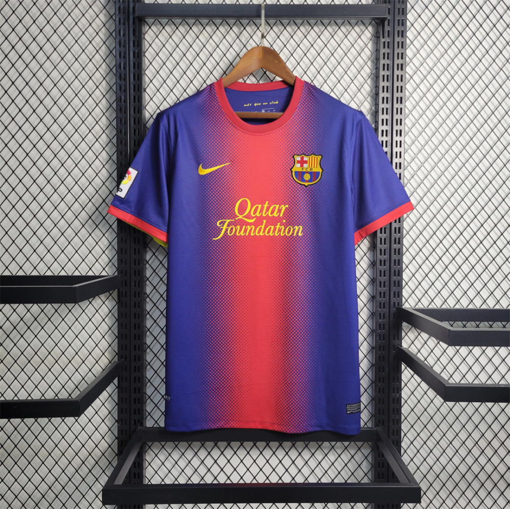12-13 Barcelona Home Retro Jersey