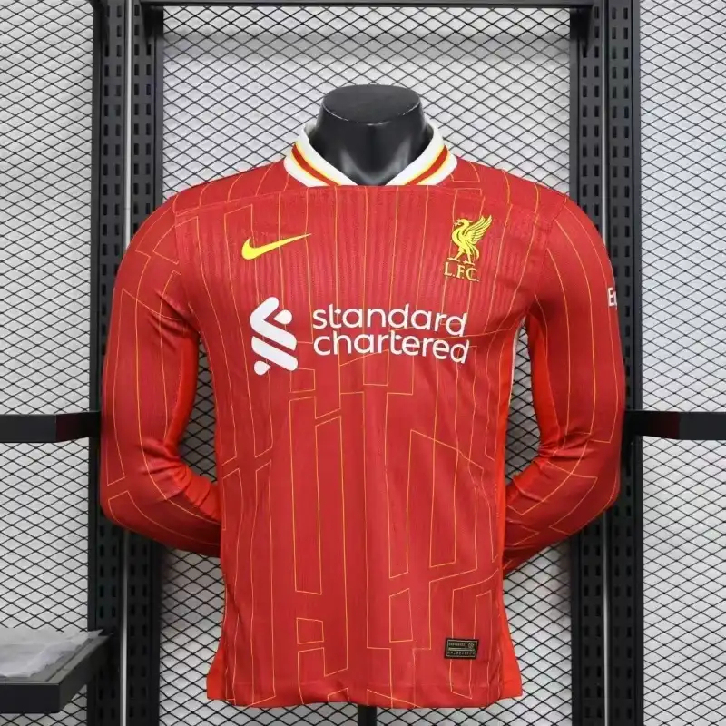 24-25 Liverpool Home Player Version Long Sleeve