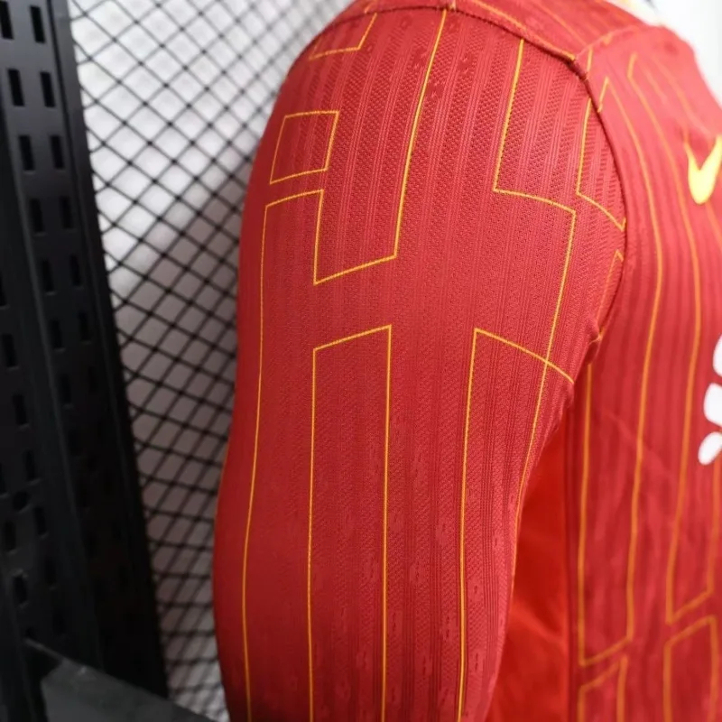 24-25 Liverpool Home Player Version Long Sleeve