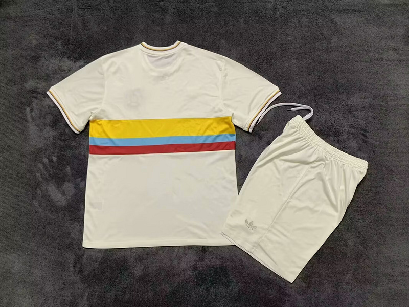 2024 Colombia 100th White Anniversary Kids Kit Jersey+Shorts