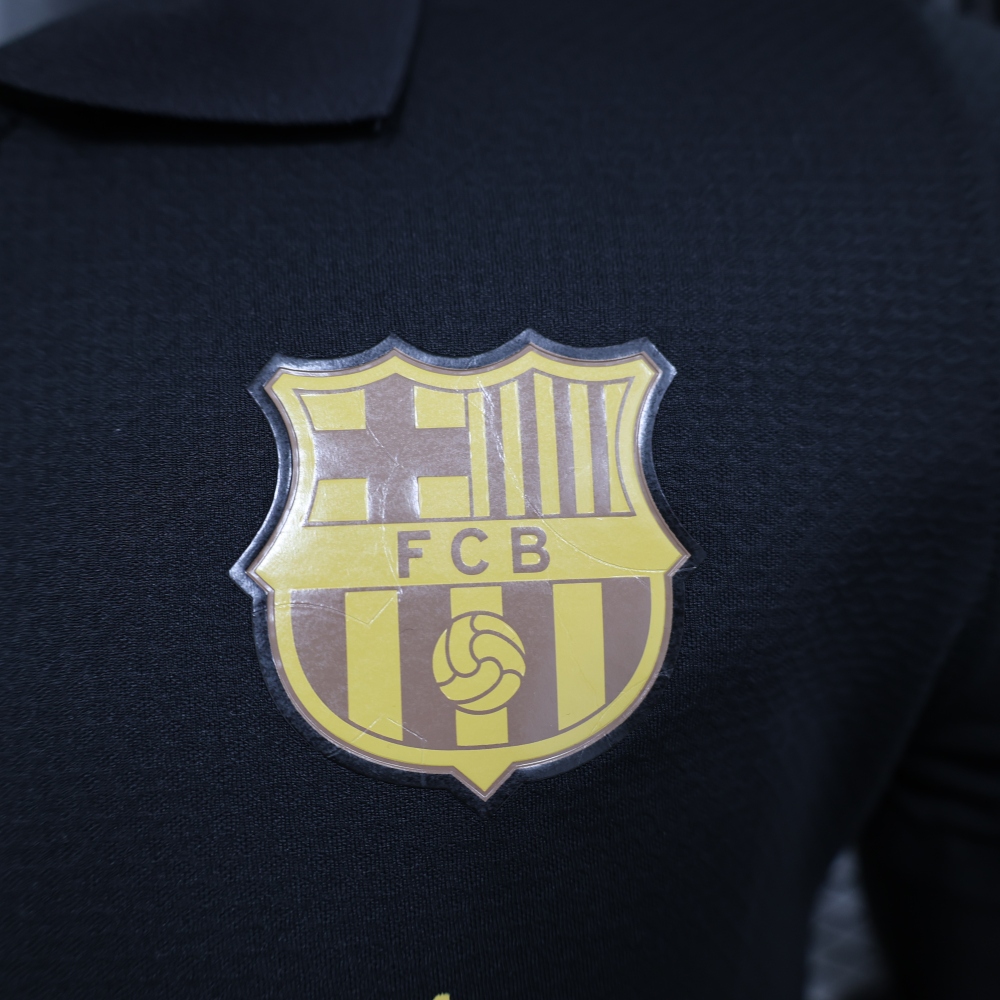 24-25 Barcelona LAMINE YAMAL Black Soccer Jersey Player Version