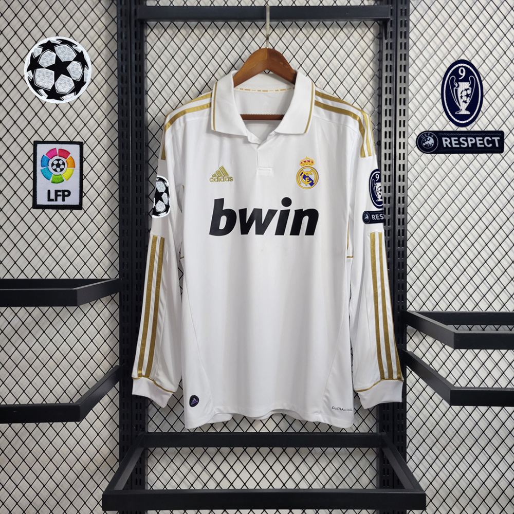 11-12 Real Madrid Home Retro Jersey Lond Sleeve