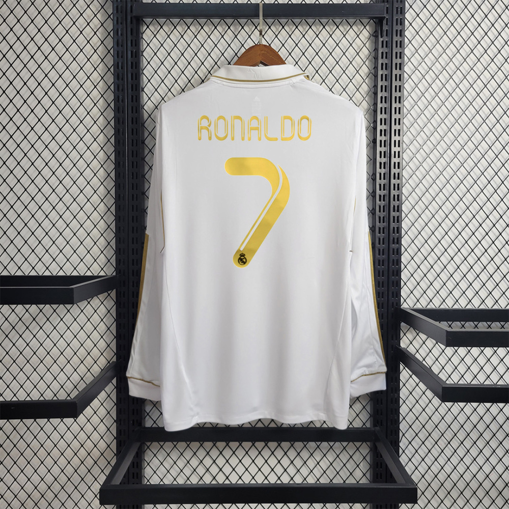 11-12 Real Madrid Home Retro Jersey Lond Sleeve