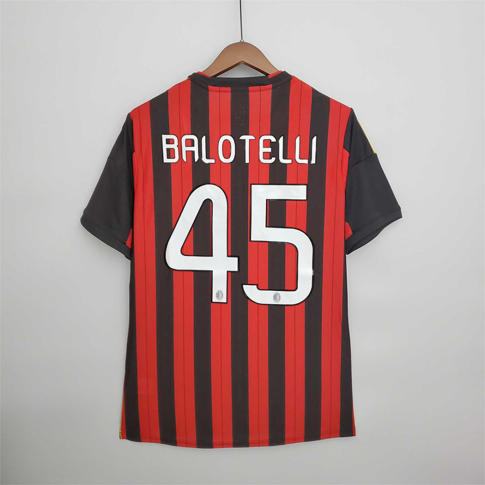 2013-14 AC Milan  Retro Jersey Home