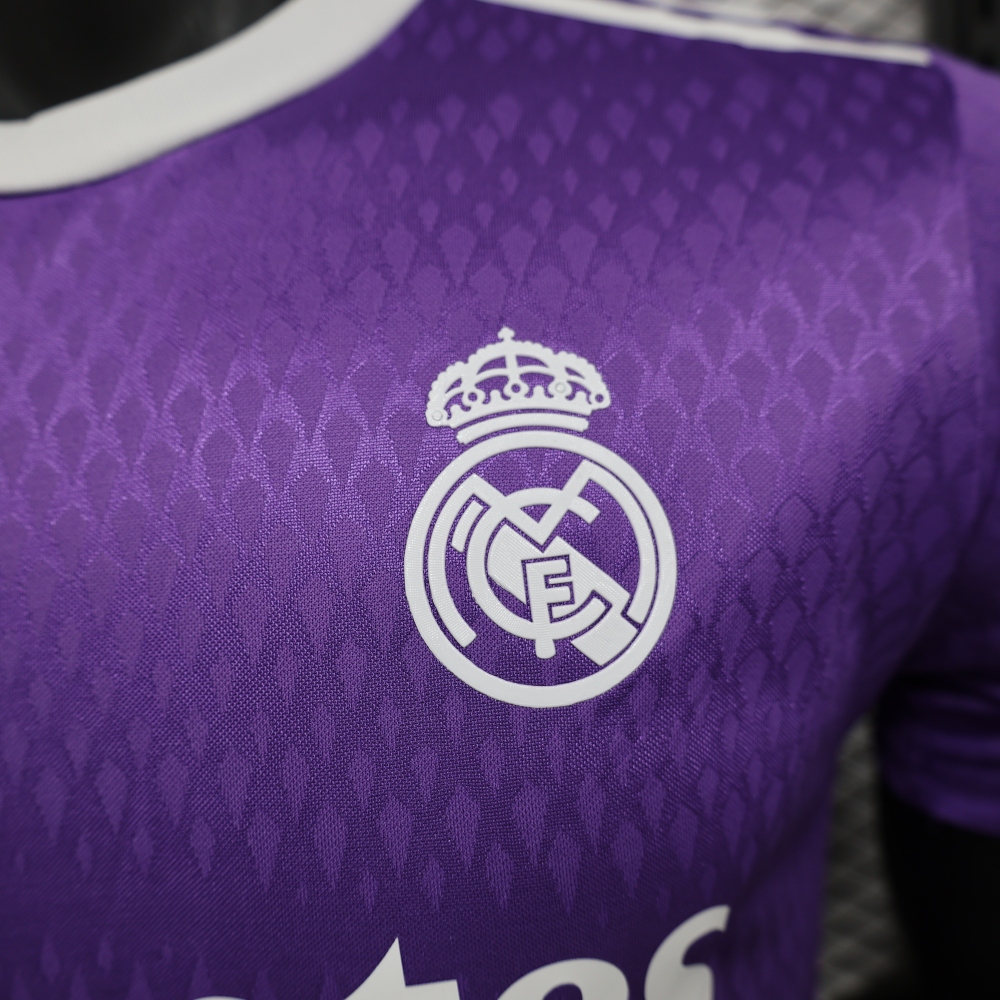 16-17 Real Madrid Away Retro Purple Jersey Player Version