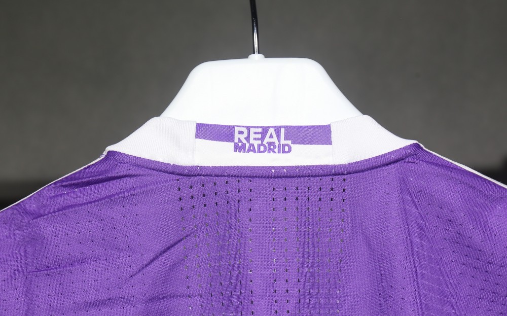16-17 Real Madrid Away Retro Purple Jersey Long Sleeve Player Version